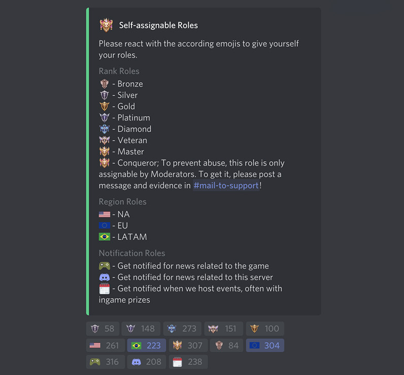 How To Add Self Roles In Discord : To get the id of the message you ...